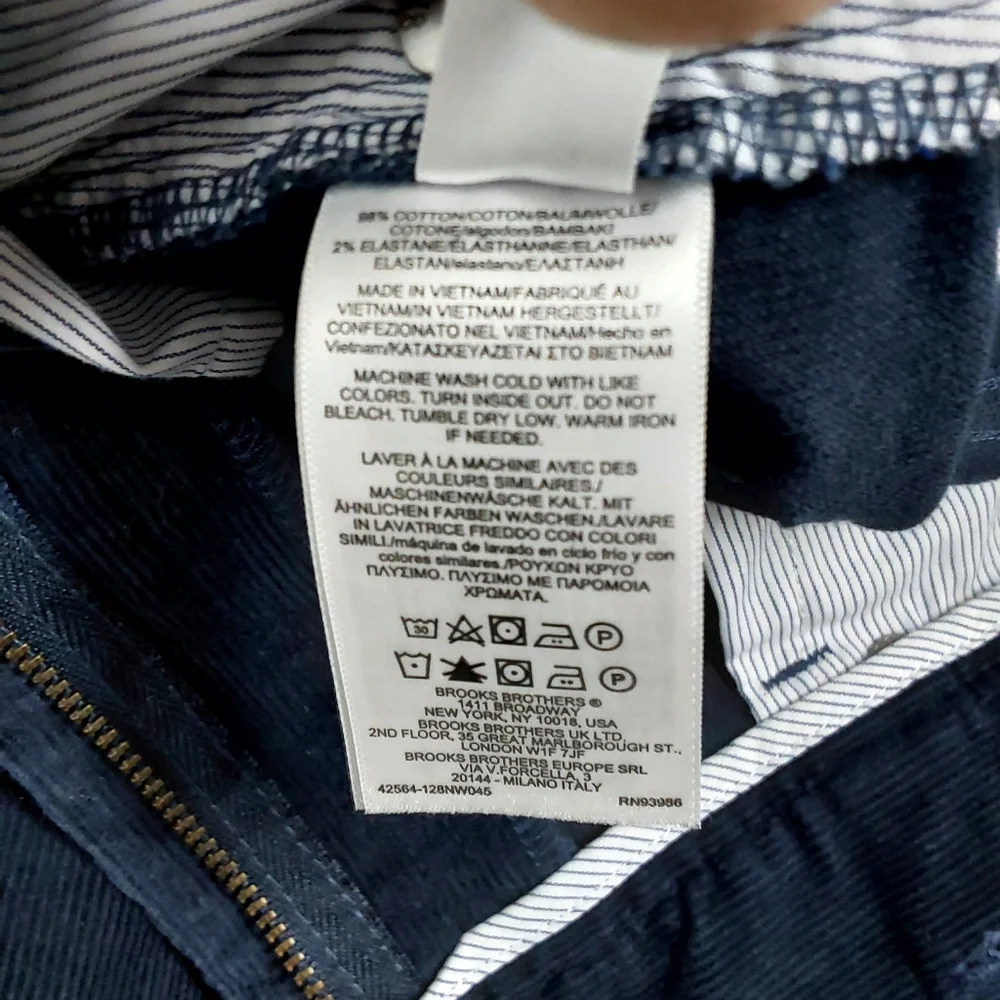 brooks brothers Corduroy slim fit pants
